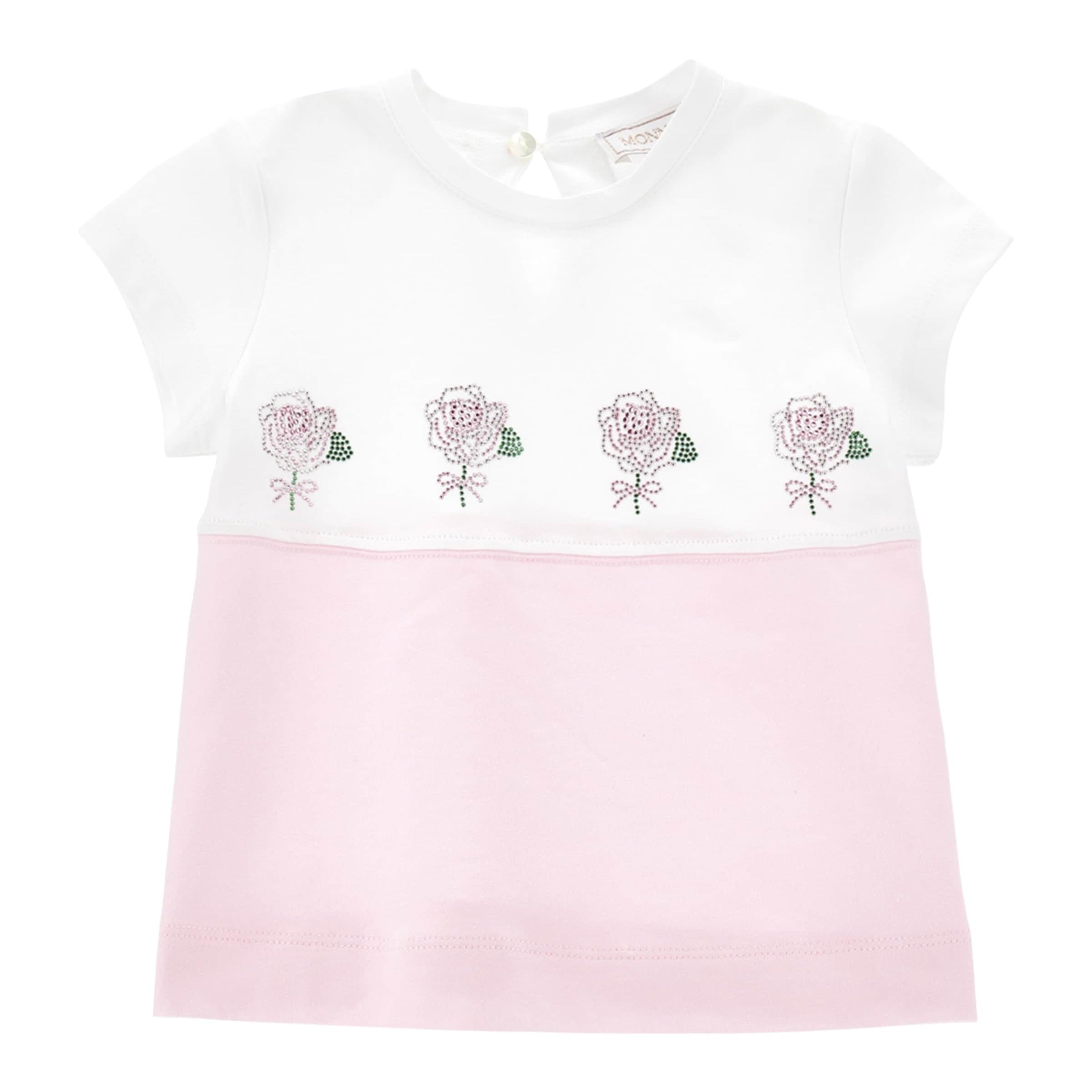 Cotton Floral Motif T-Shirt (3 Months - 3 Years)