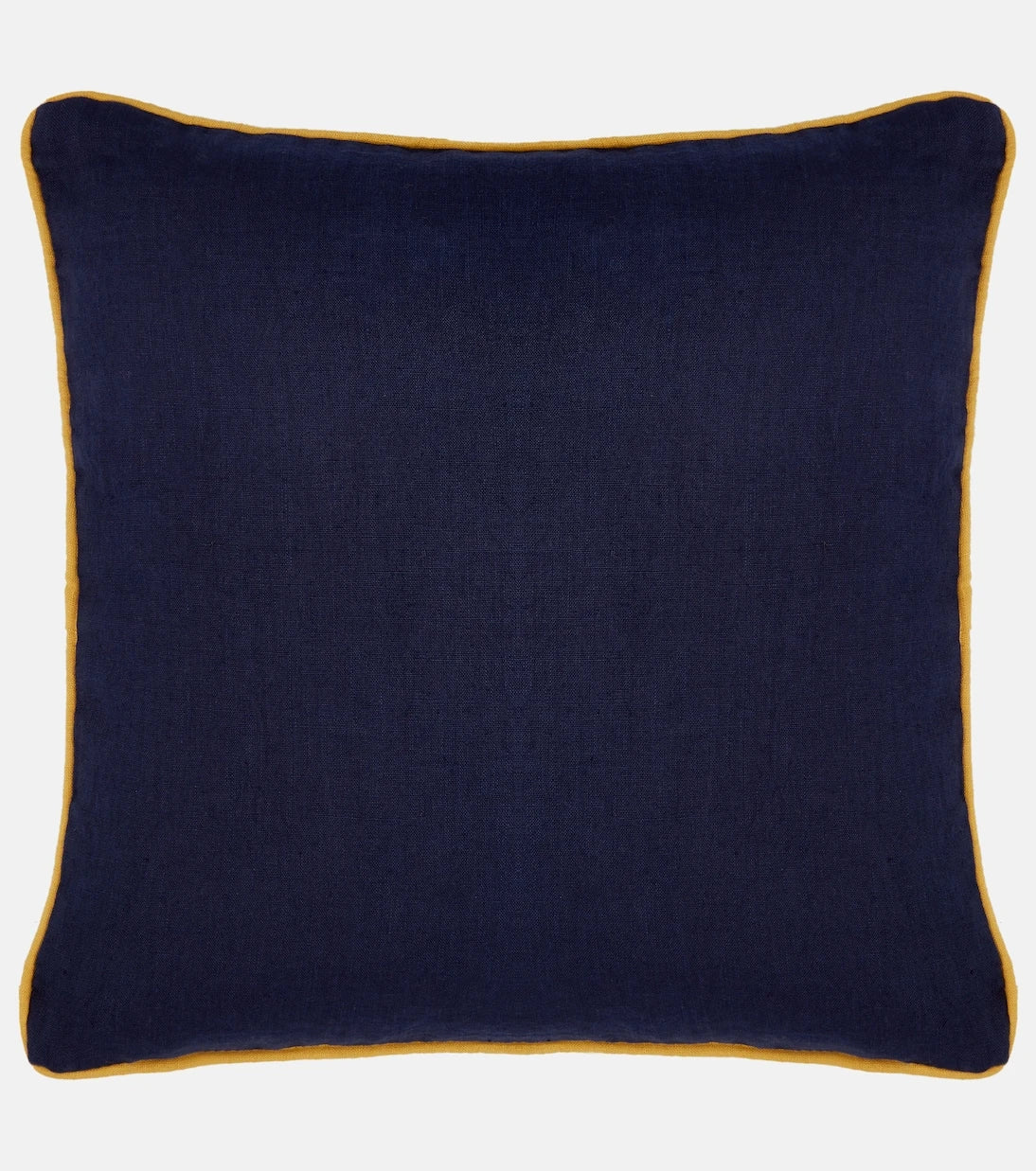 Les-Ottomans - Embroidered cotton canvas cushion