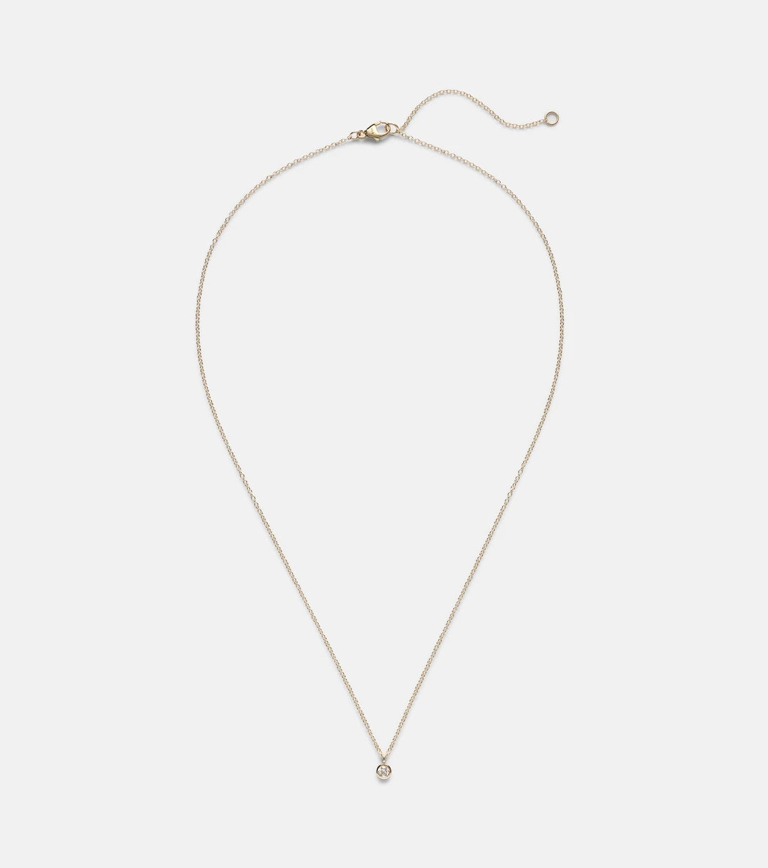 Stone and Strand - Essential 14kt gold choker with diamonds