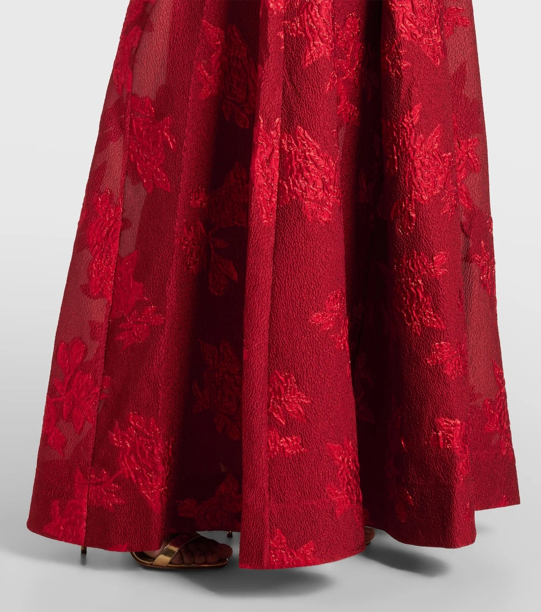 Rebecca Vallance - Henrietta belted brocade gown