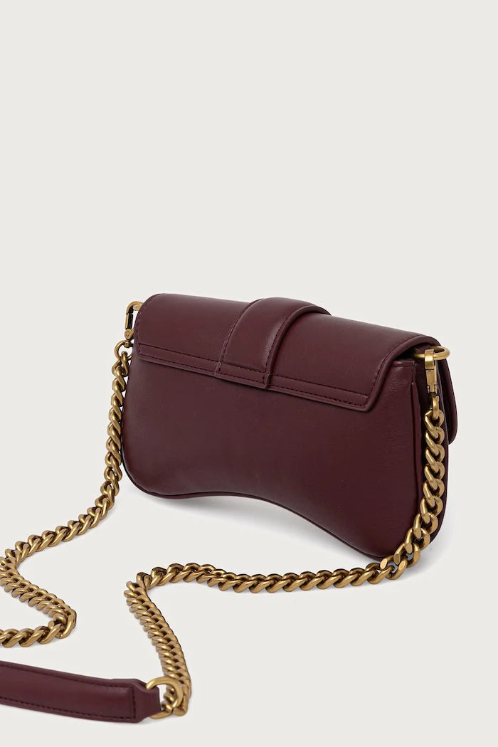 Just Cavalli suni deri kadın crossbody çanta