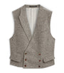 Wool Donegal Tweed Double-Breasted Waistcoat