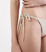 Prada Nude Embellished Bikini Bottoms