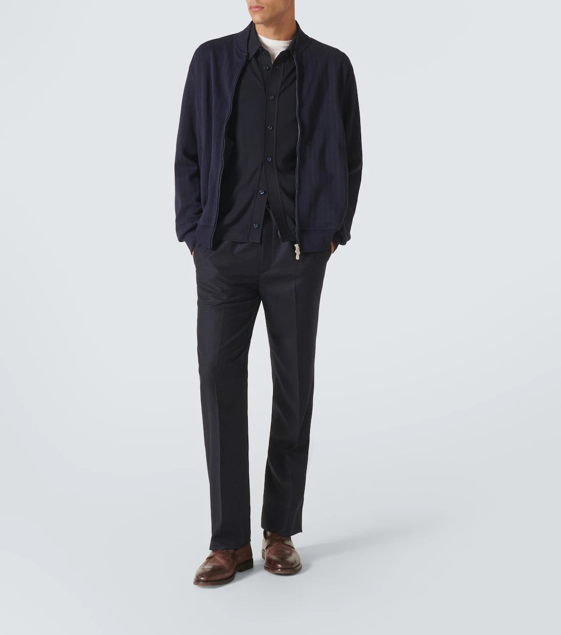 Brioni - Asolo wool twill straight pants