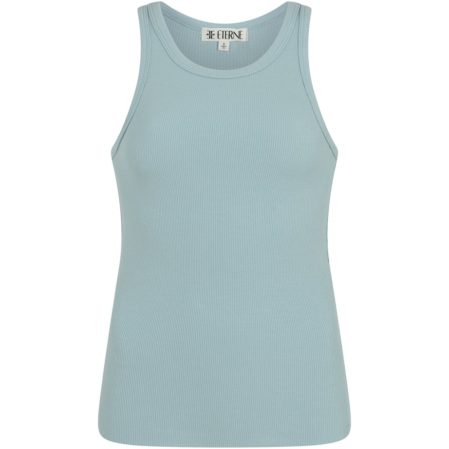 Fitted Tank Top DUSTY BLUE