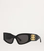 Balenciaga Black Injected BB0321S Sunglasses