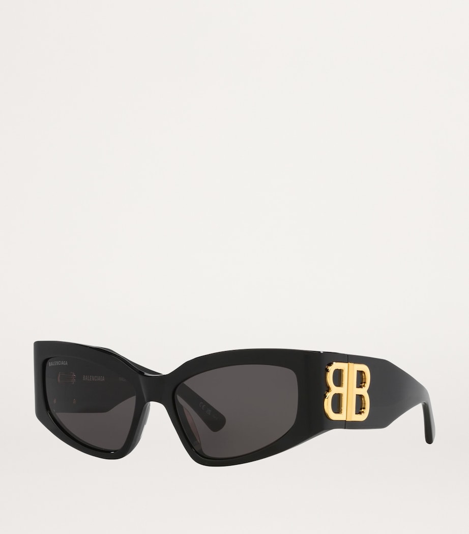 Balenciaga Black Injected BB0321S Sunglasses
