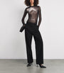 Jean Paul Gaultier Black Tulle Body Dust Top