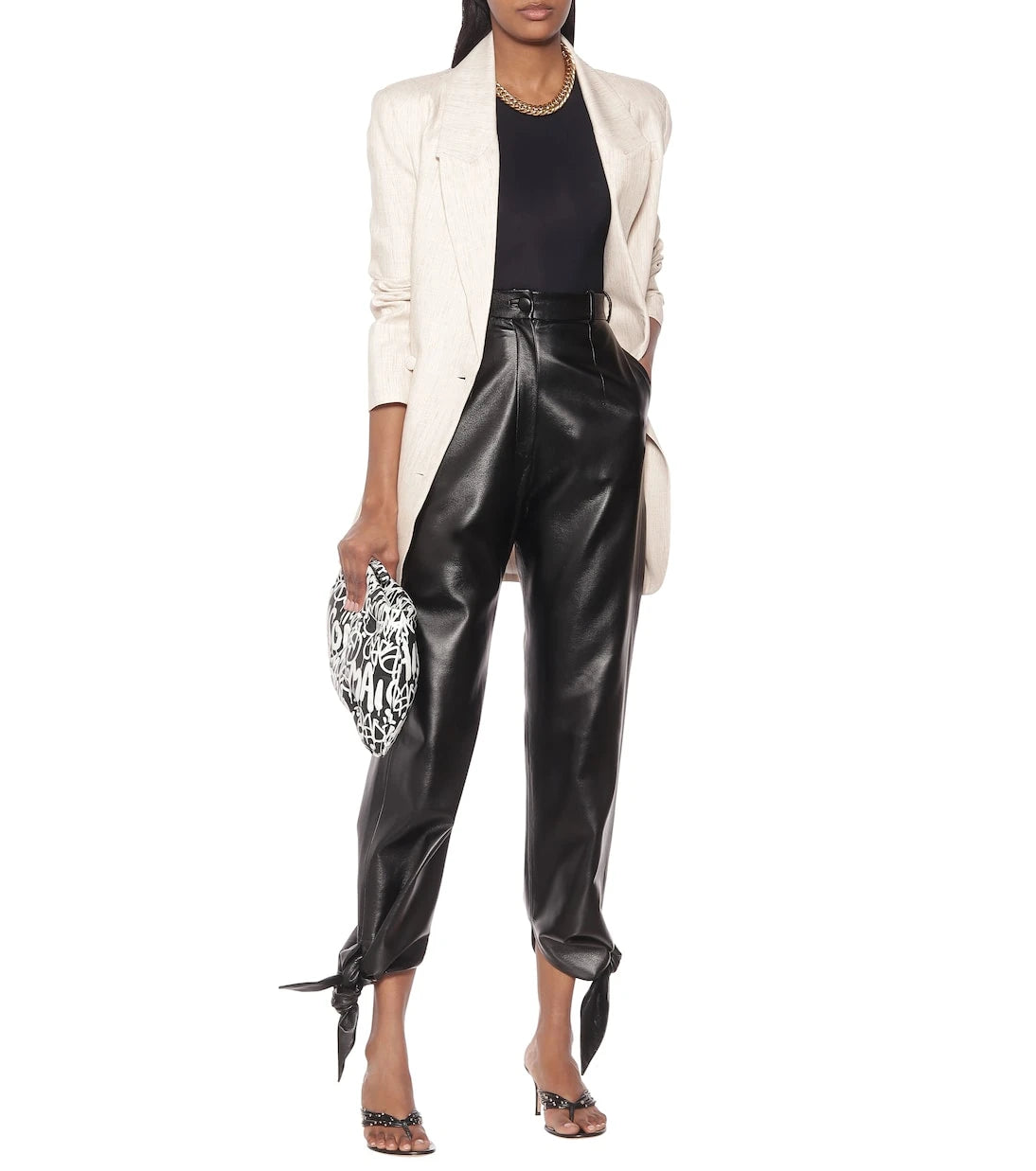 Matériel Tbilisi - High-rise tapered pants