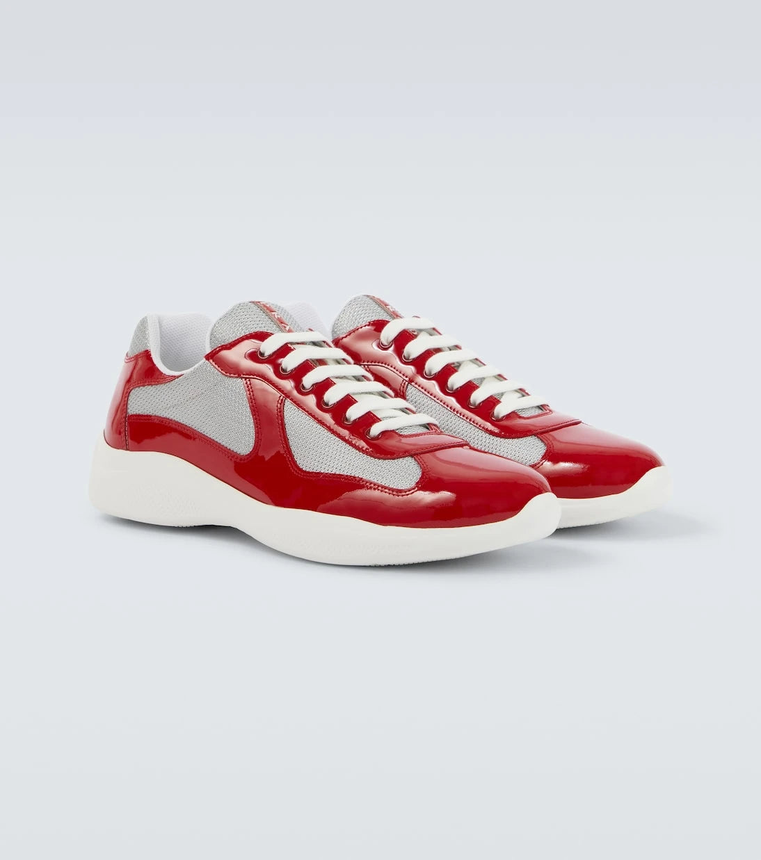 Prada - America's Cup leather-trimmed sneakers