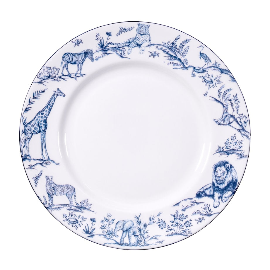 Halcyon Days x Nina Campbell Serengeti Plate (20cm)