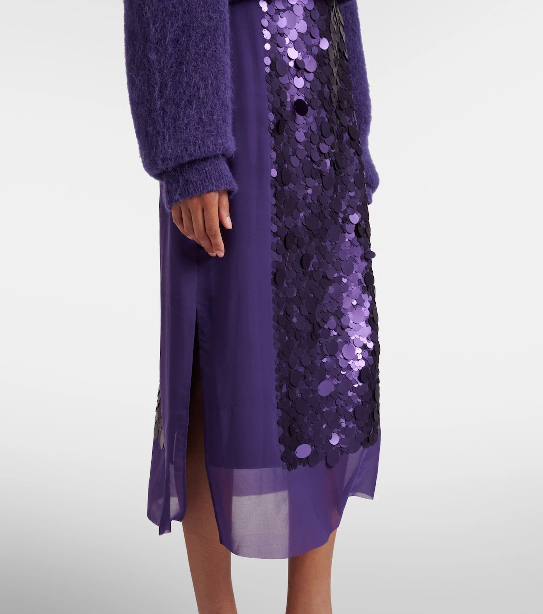 Joseph - Cambo sequined midi skirt