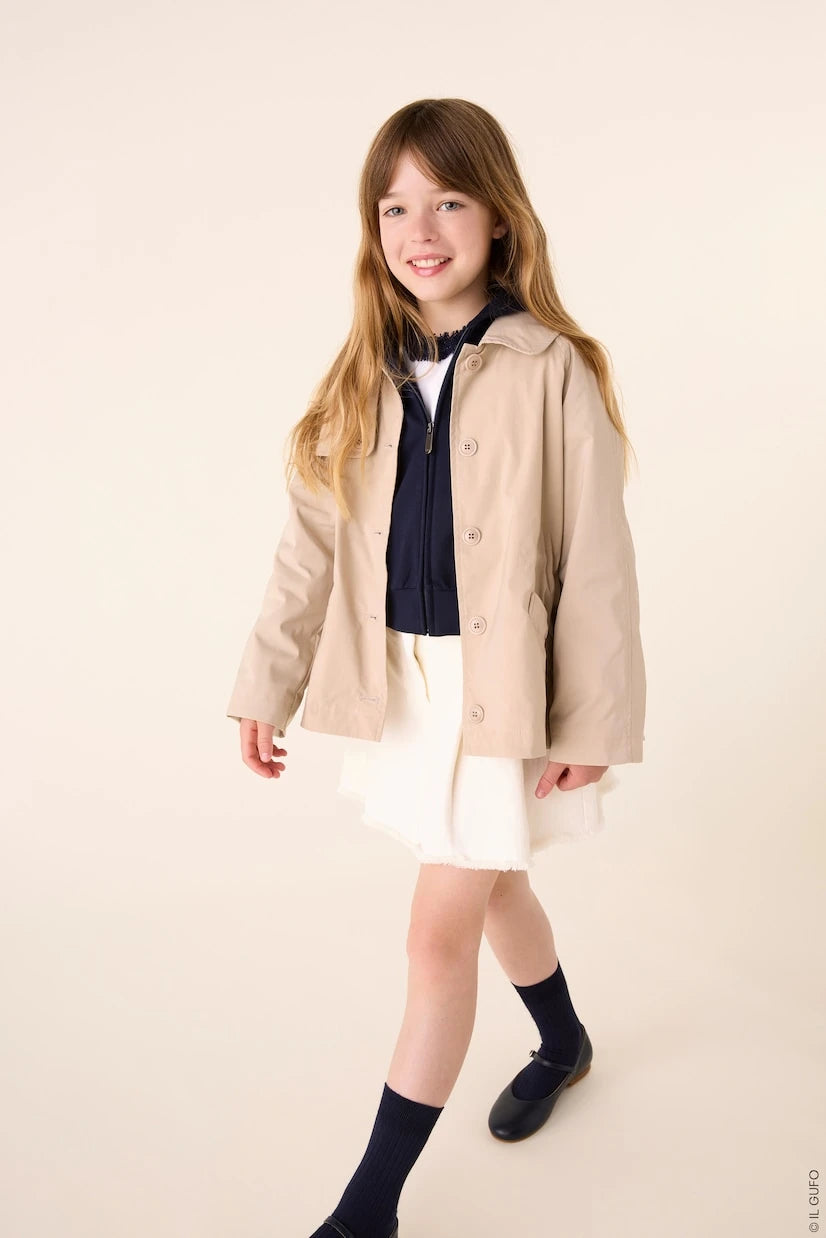 Il Gufo - Pleated cotton skirt
