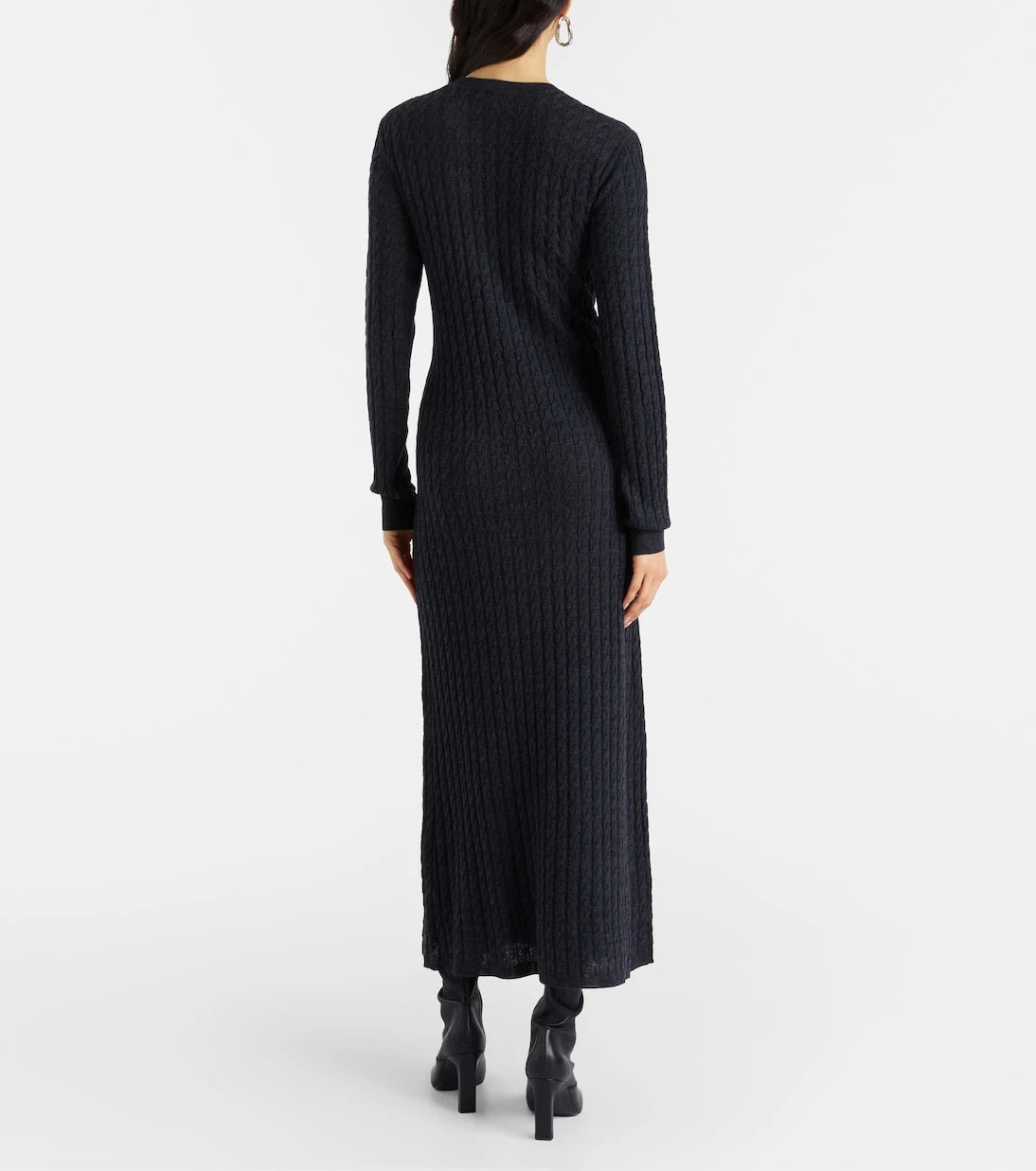 Toteme - Cable-knit wool maxi dress