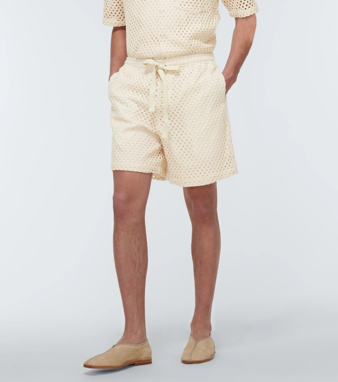 Commas - Cotton-blend shorts