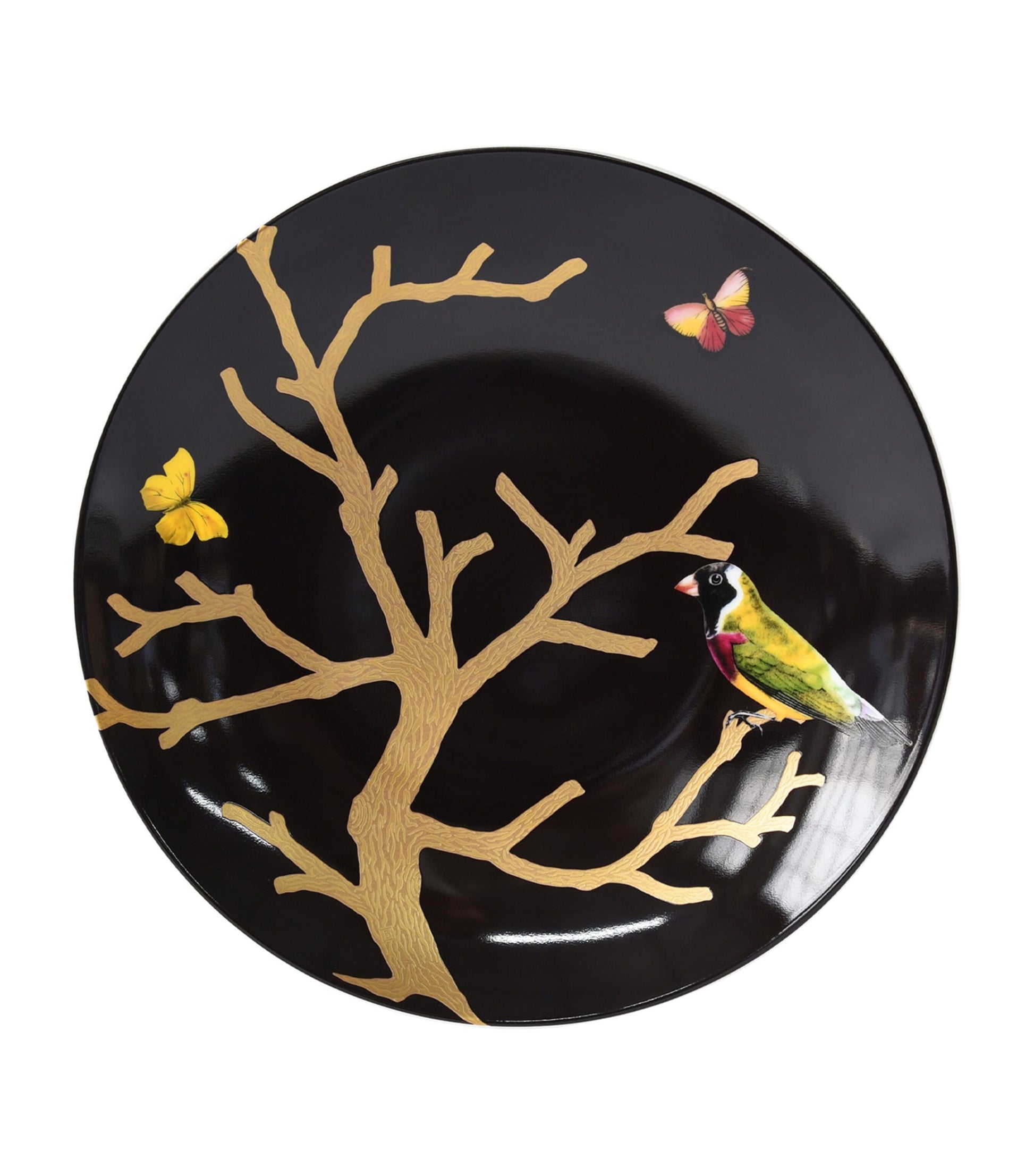 Set of 4 Aux Oiseaux Dessert Plates ( 21cm)