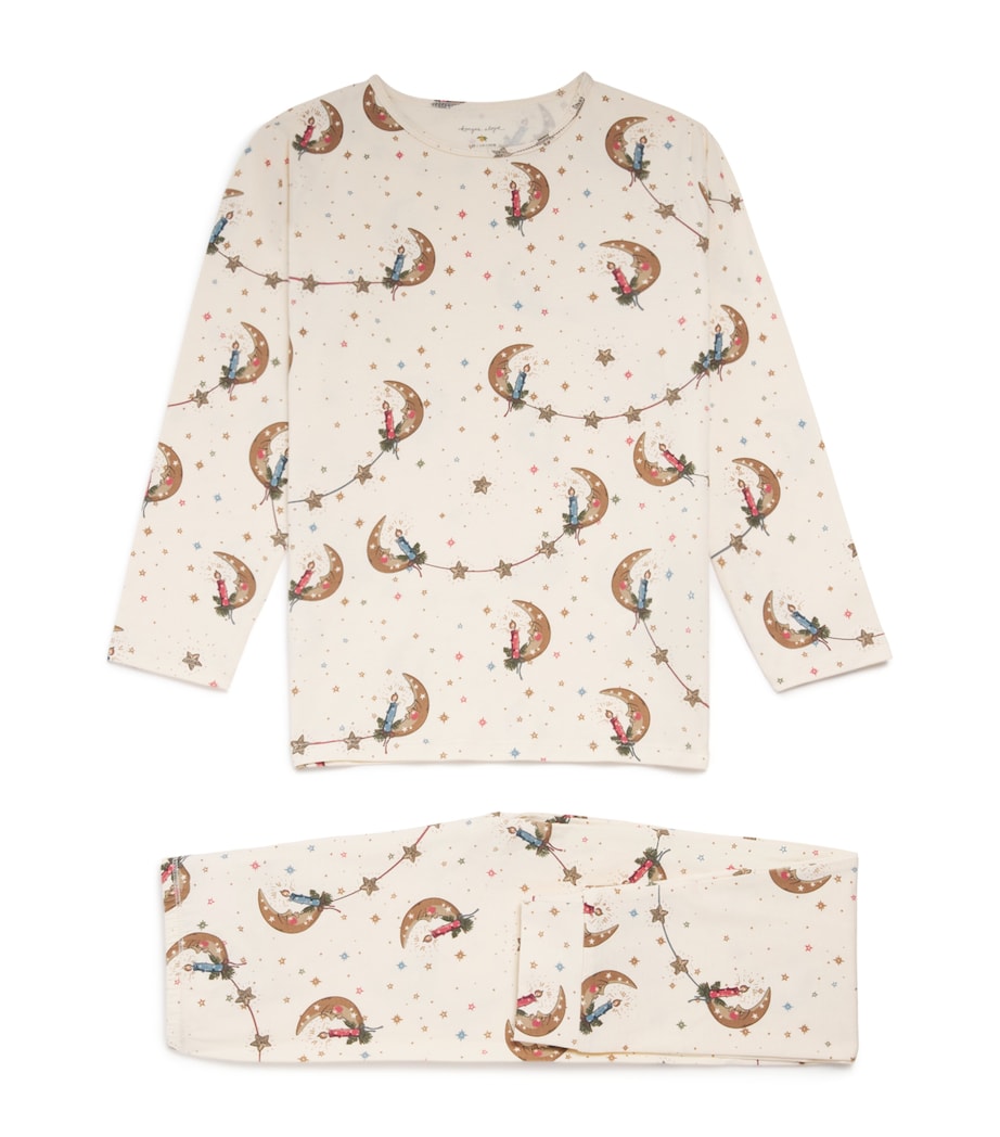 Cotton-Blend Christmas Pyjama Set (5-10 Years)