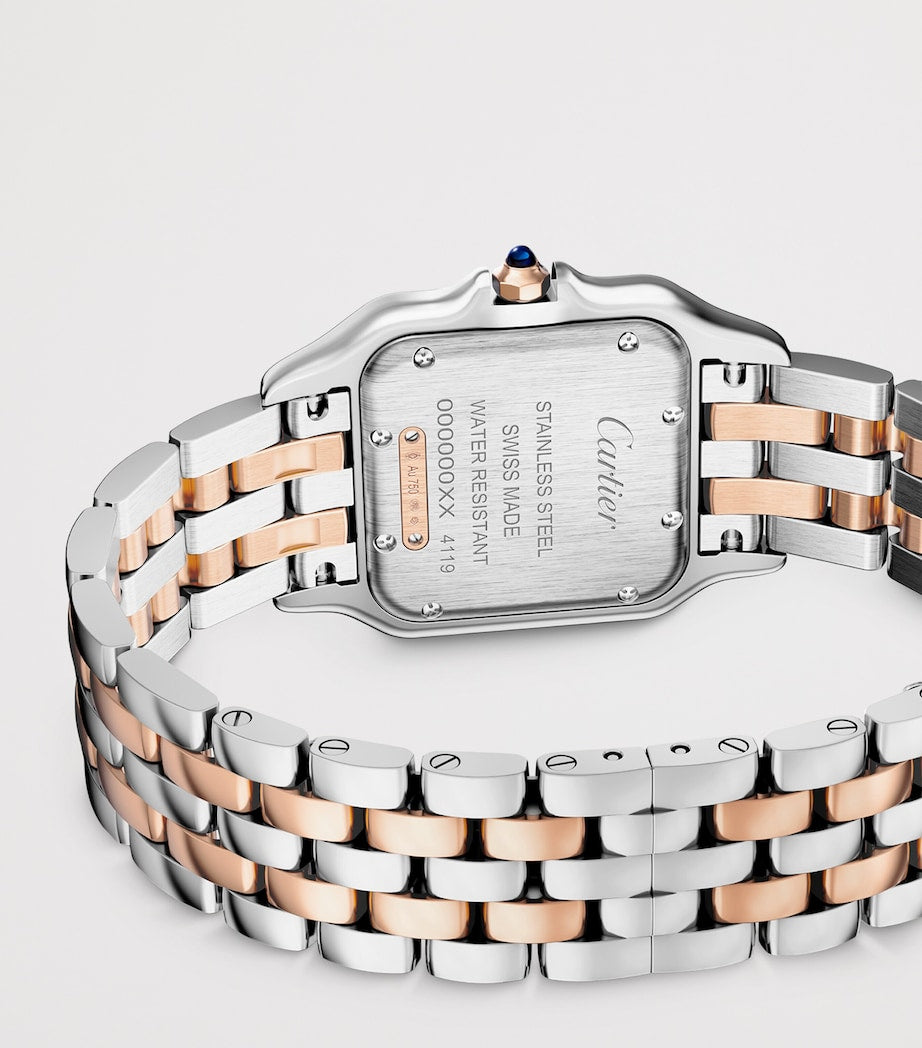 Medium Rose Gold and Diamond Panthère de Cartier Watch 27mm