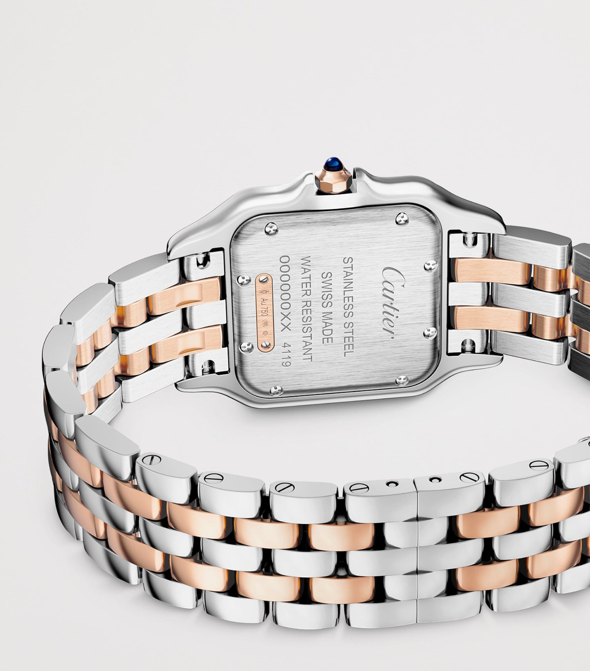 Medium Rose Gold and Diamond Panthère de Cartier Watch 27mm