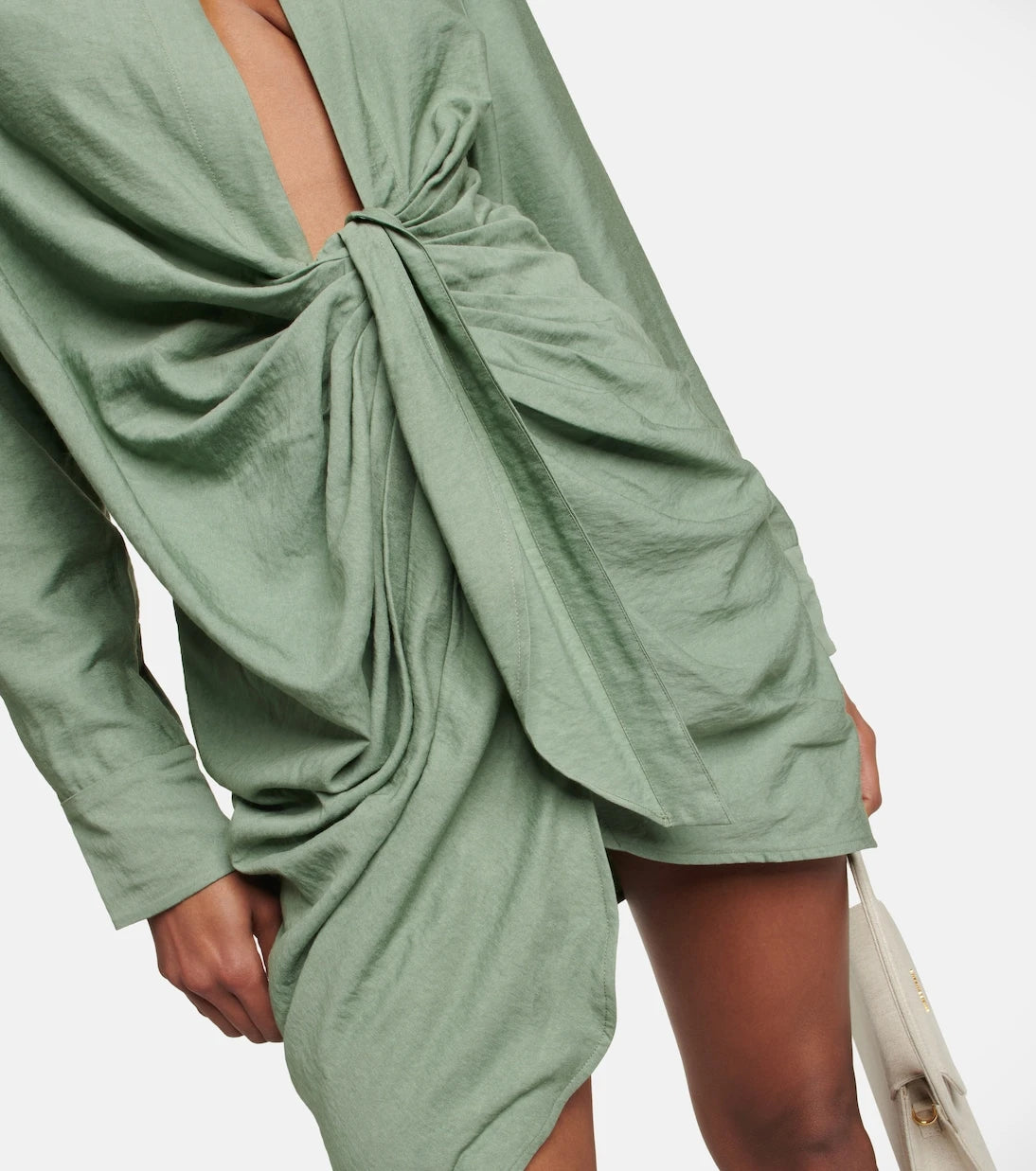 Jacquemus - La Robe Bahia tie-detail minidress