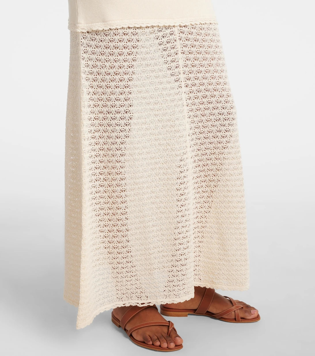 Posse - Romy crochet-trimmed maxi dress