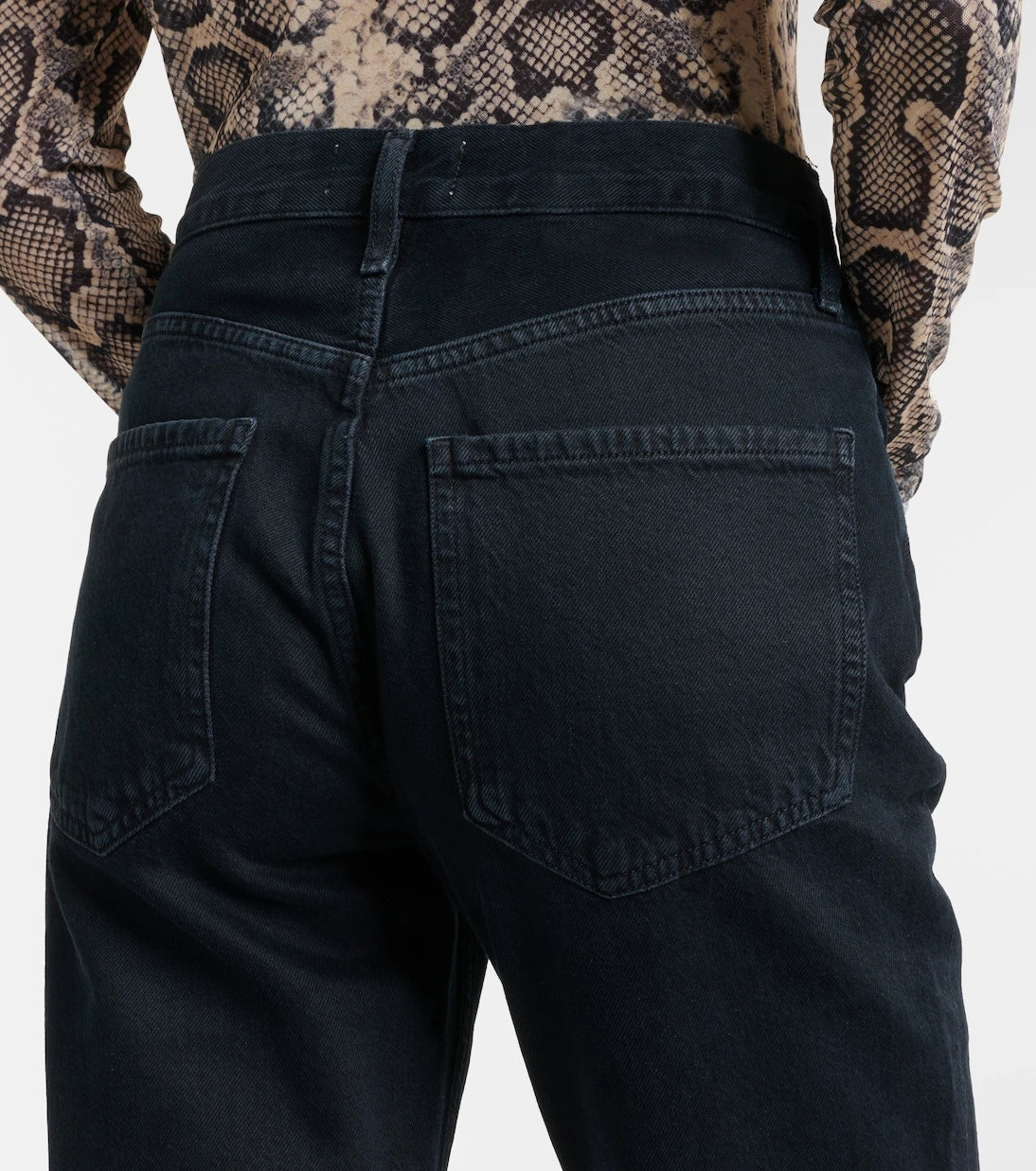 Agolde - Riley Crop high-rise slim jeans
