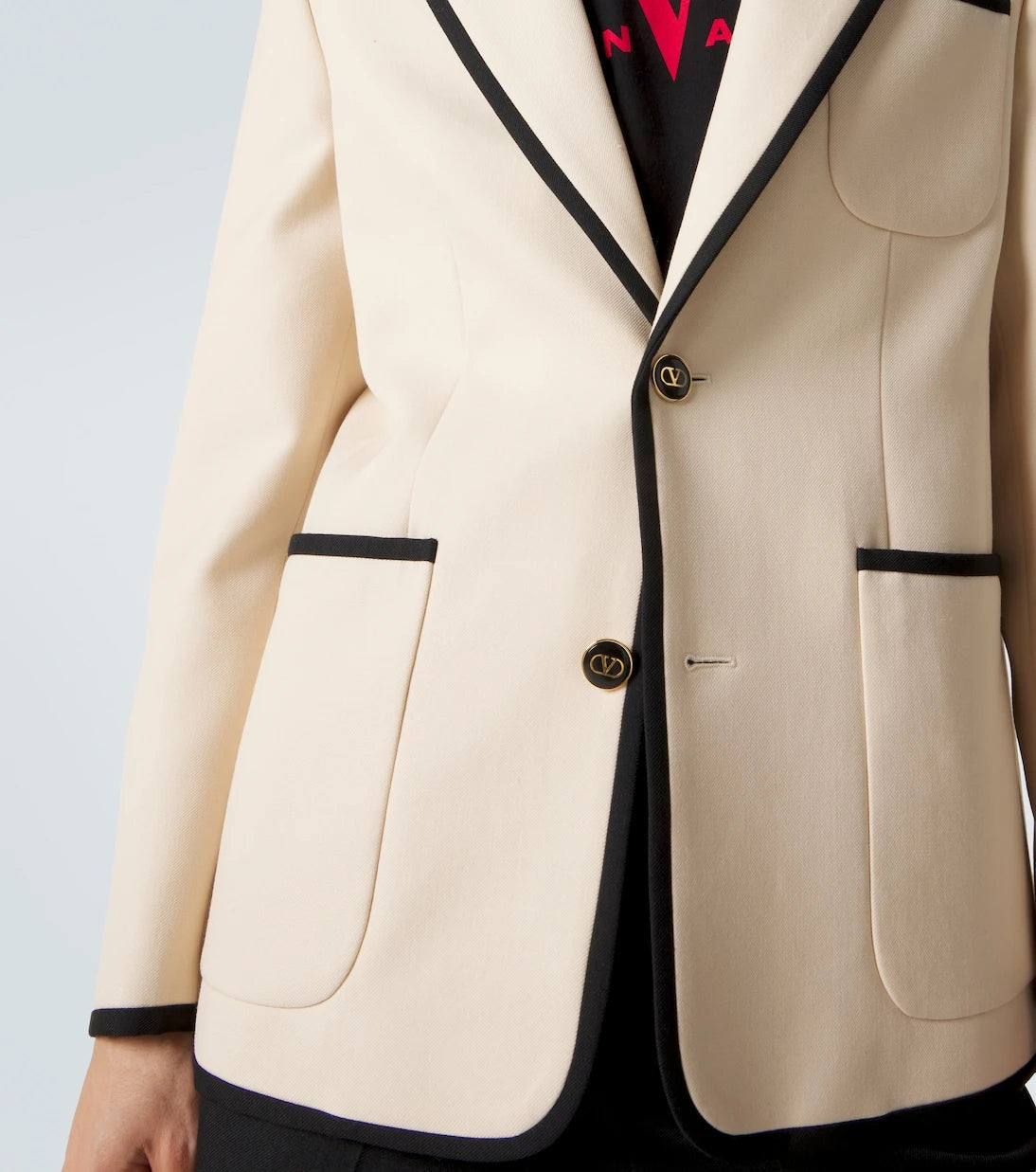 Valentino - Virgin wool gabardine blazer