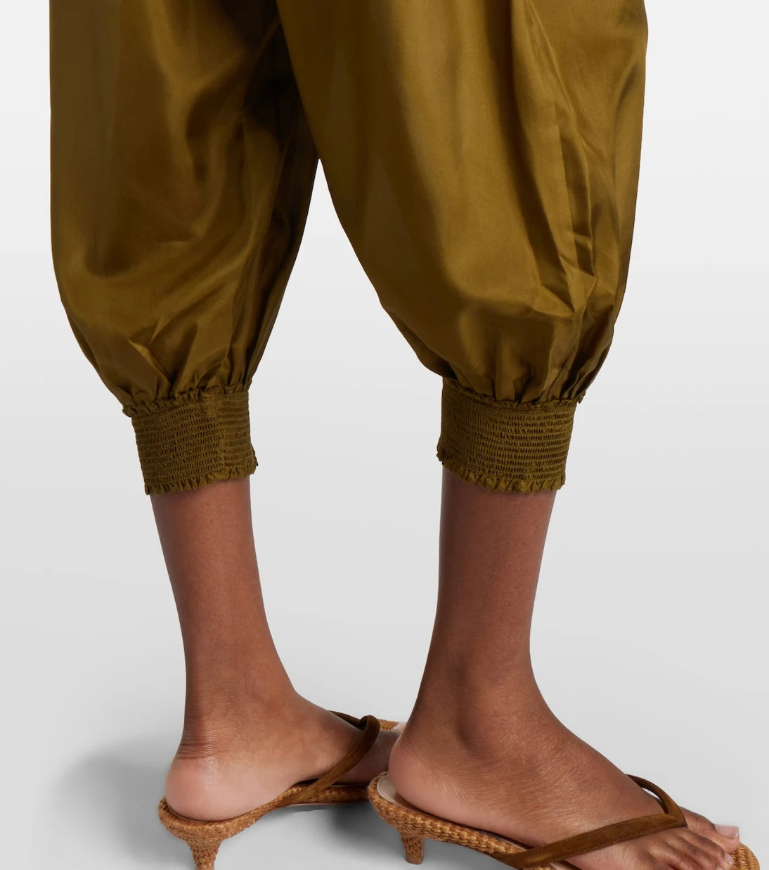 Zimmermann - Mahon cropped silk balloon pants