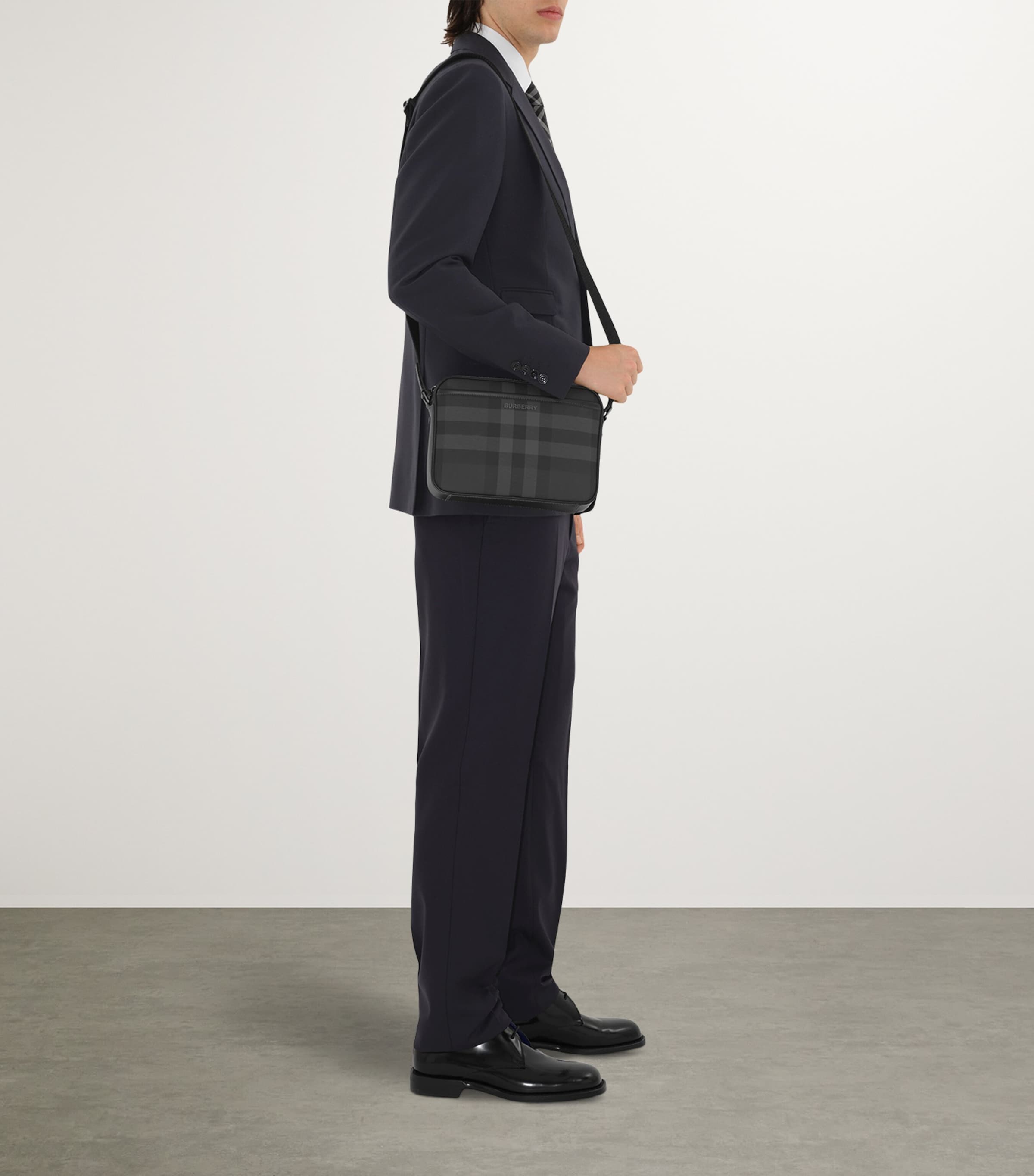 Burberry Muswell Check Messenger Bag