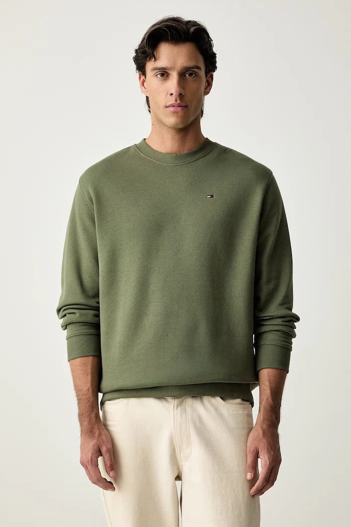 Tommy Jeans erkek pamuklu sweatshirt