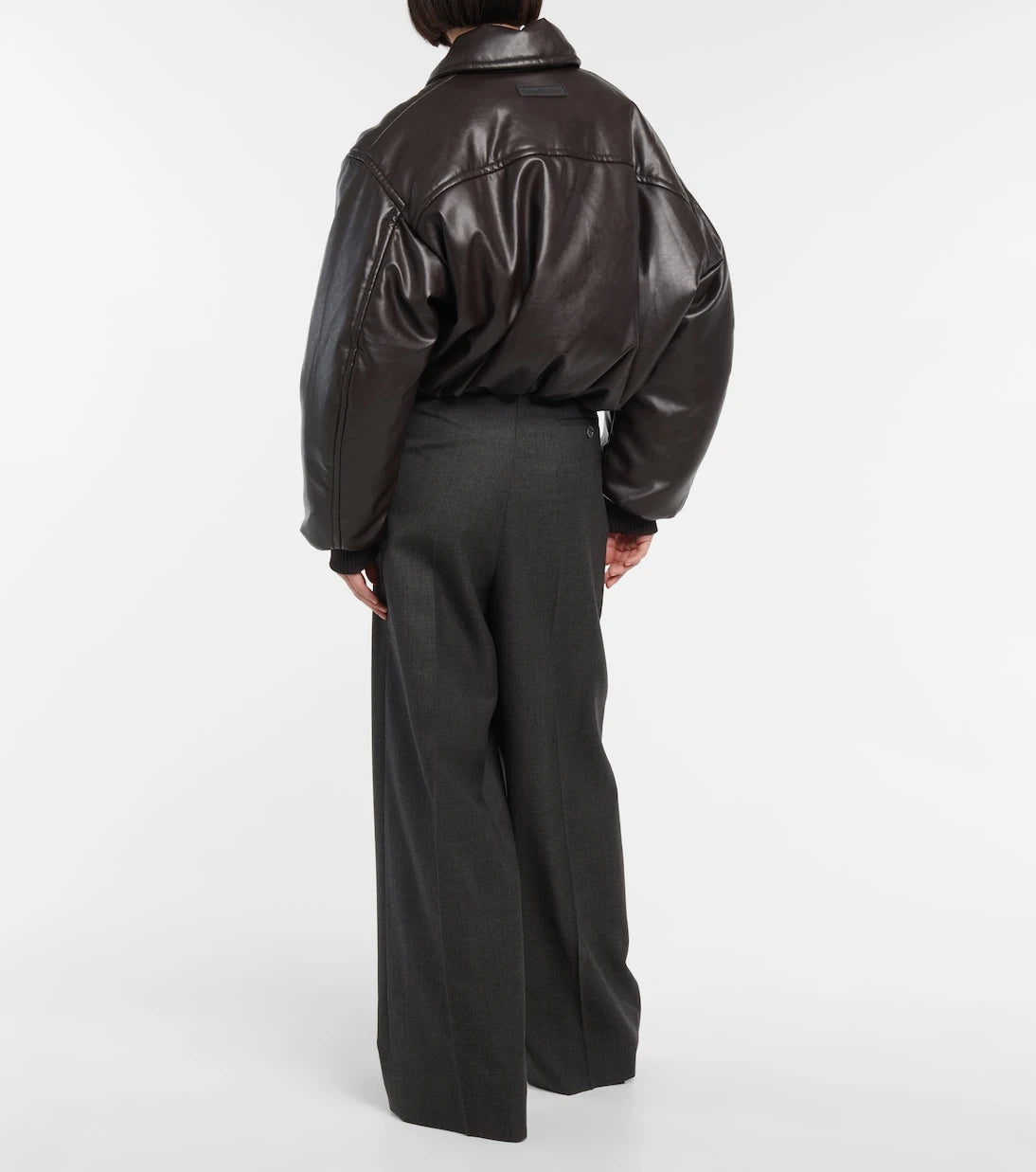 Acne Studios - Padded coated jersey bomber jacket