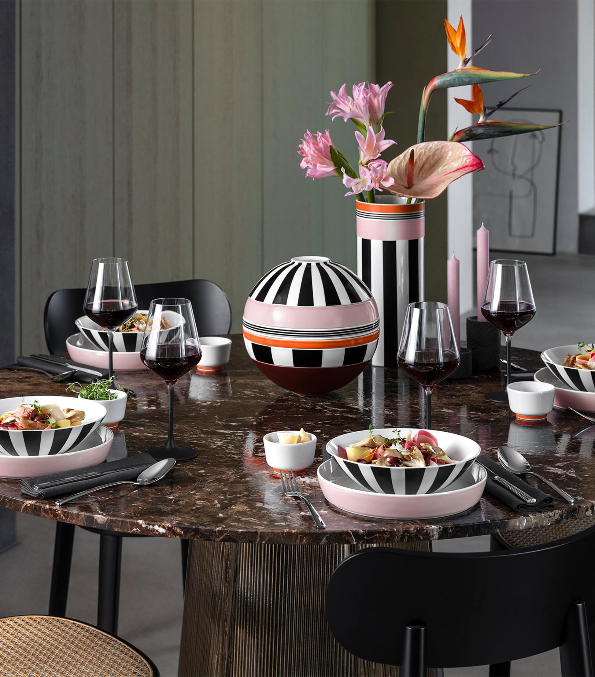 Villeroy & Boch Porcelain Memphis Vase (30cm)