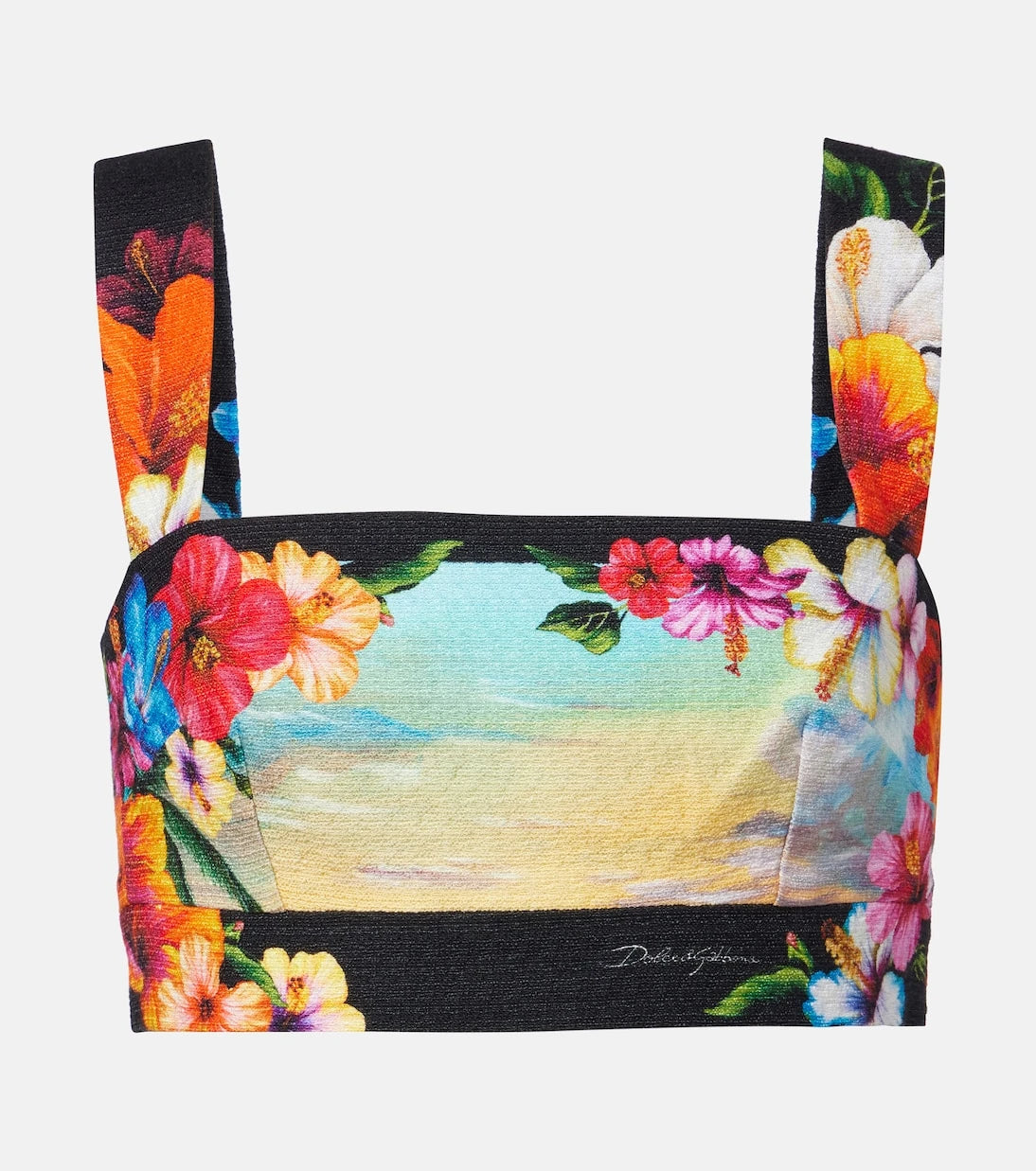 Dolce&Gabbana - Printed crop top