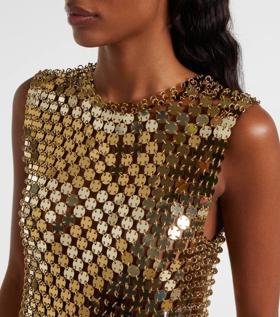 Rabanne - Sparkle Disc minidress
