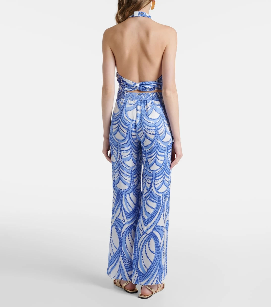 Poupette St Barth - Cecile printed wide-leg pants