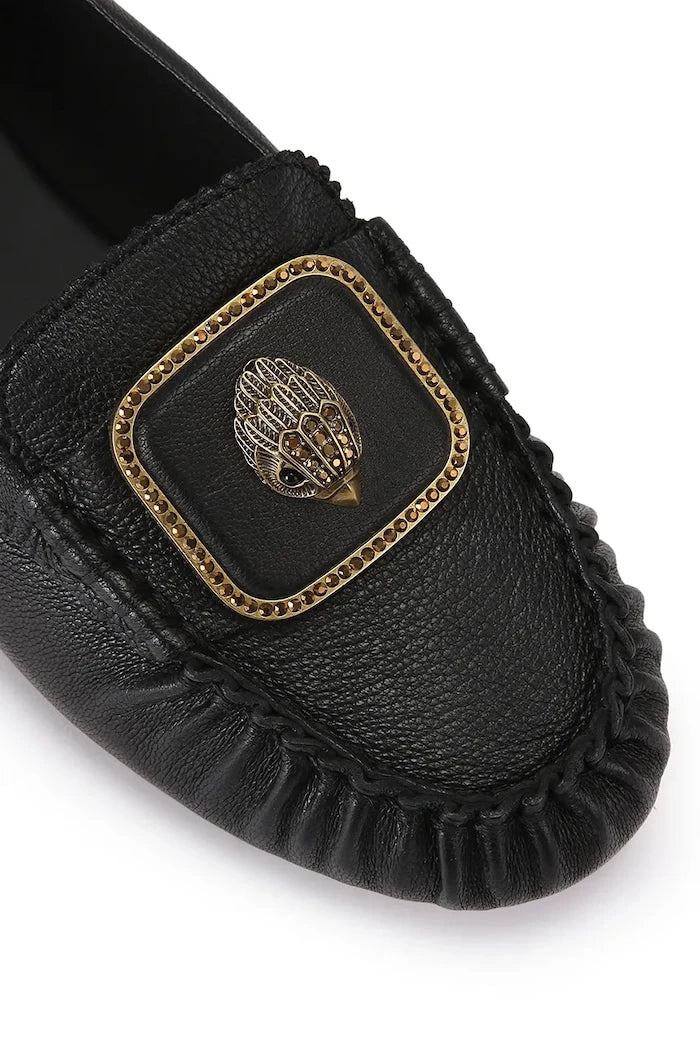 Kurt Geiger London Kadın Deri Mokasen Pimlico Moccasin Black Leather