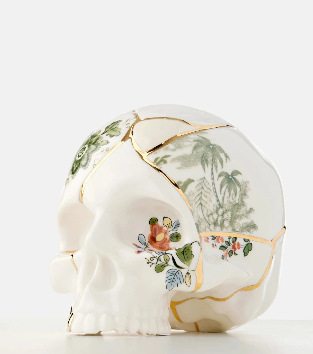 Seletti - Kintsugi Skull decorative object by Marcantonio Raimondi Malerba