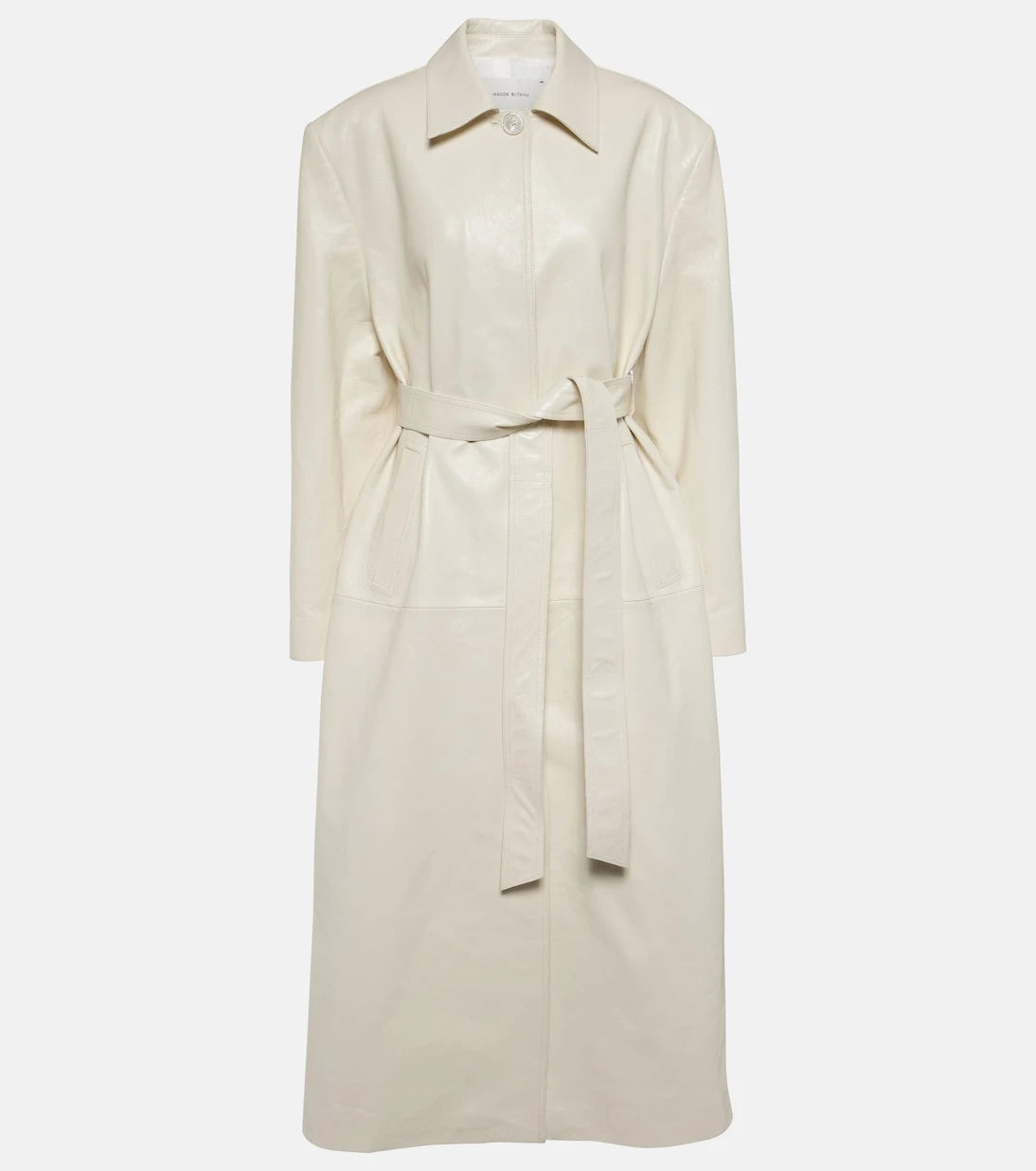Magda Butrym - Single-breasted leather coat