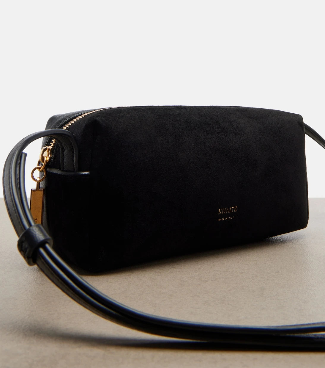 Khaite - Kye Mini suede crossbody bag