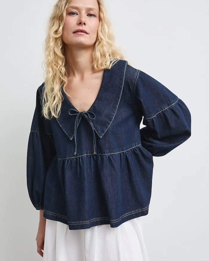 Medicine kadın denim bluz