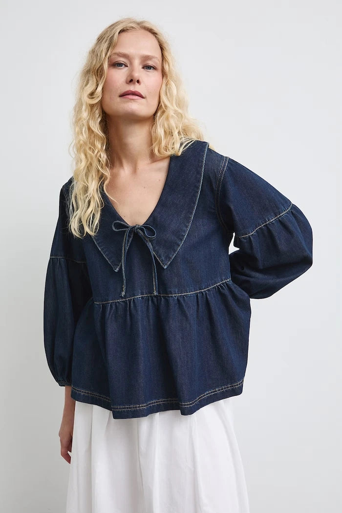 Medicine kadın denim bluz