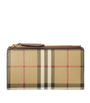 Brown Medium Check Bifold Wallet