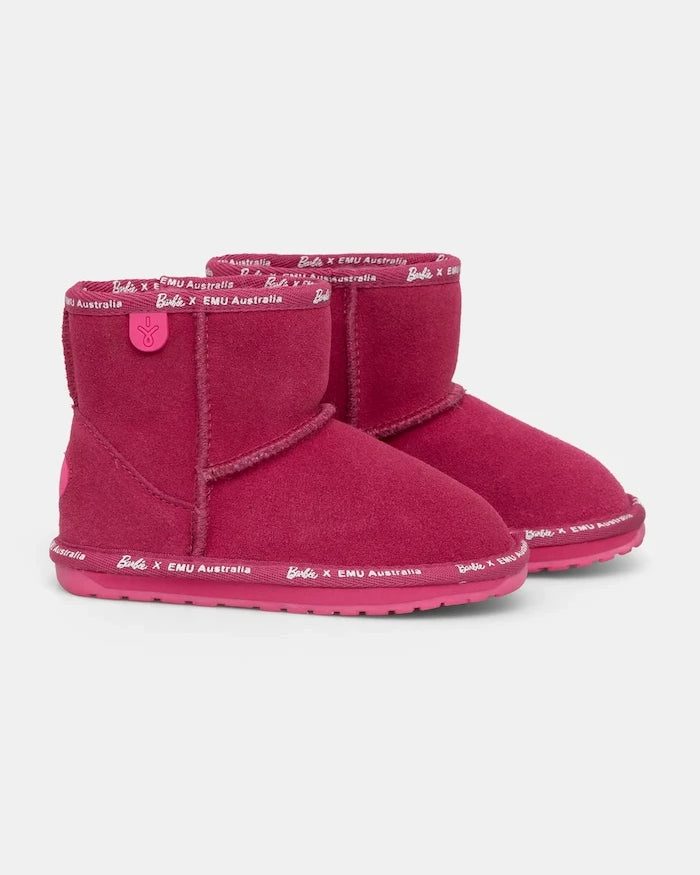 Emu Australia Barbie Wallaby Mini Çocuk Süet Kar Botu