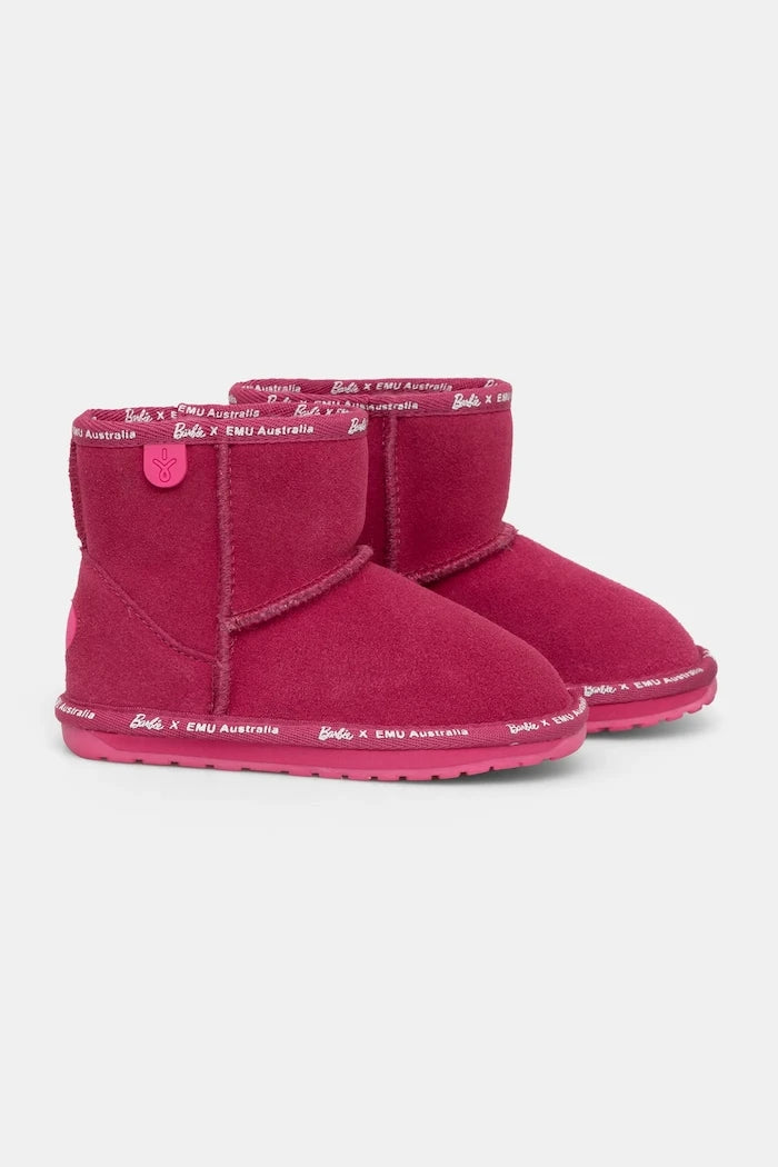 Emu Australia Barbie Wallaby Mini Çocuk Süet Kar Botu