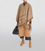Beige Wool Jacquard Hilde Cape