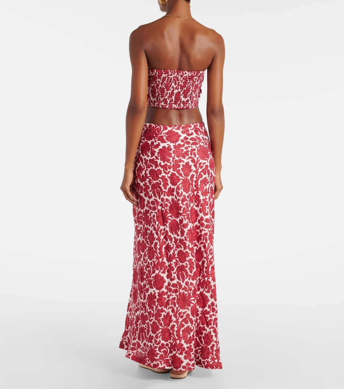 Faithfull - Antibes floral linen bandeau top