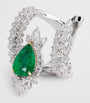 White Gold, Diamond and Emerald Reign Supreme Ring