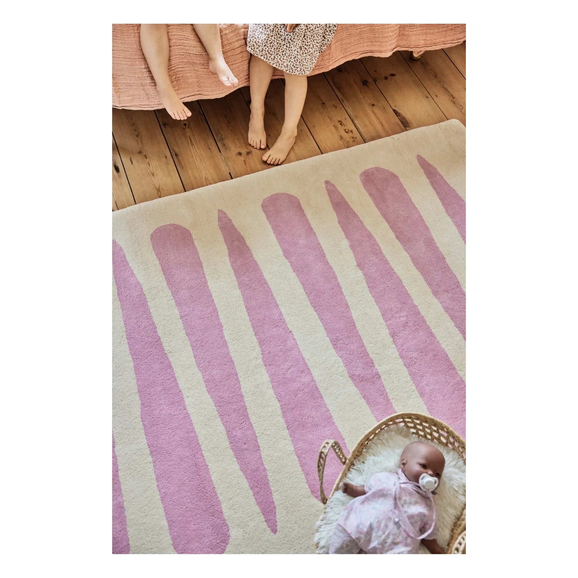 Bleuu-studio - Mikado Rug | Pink