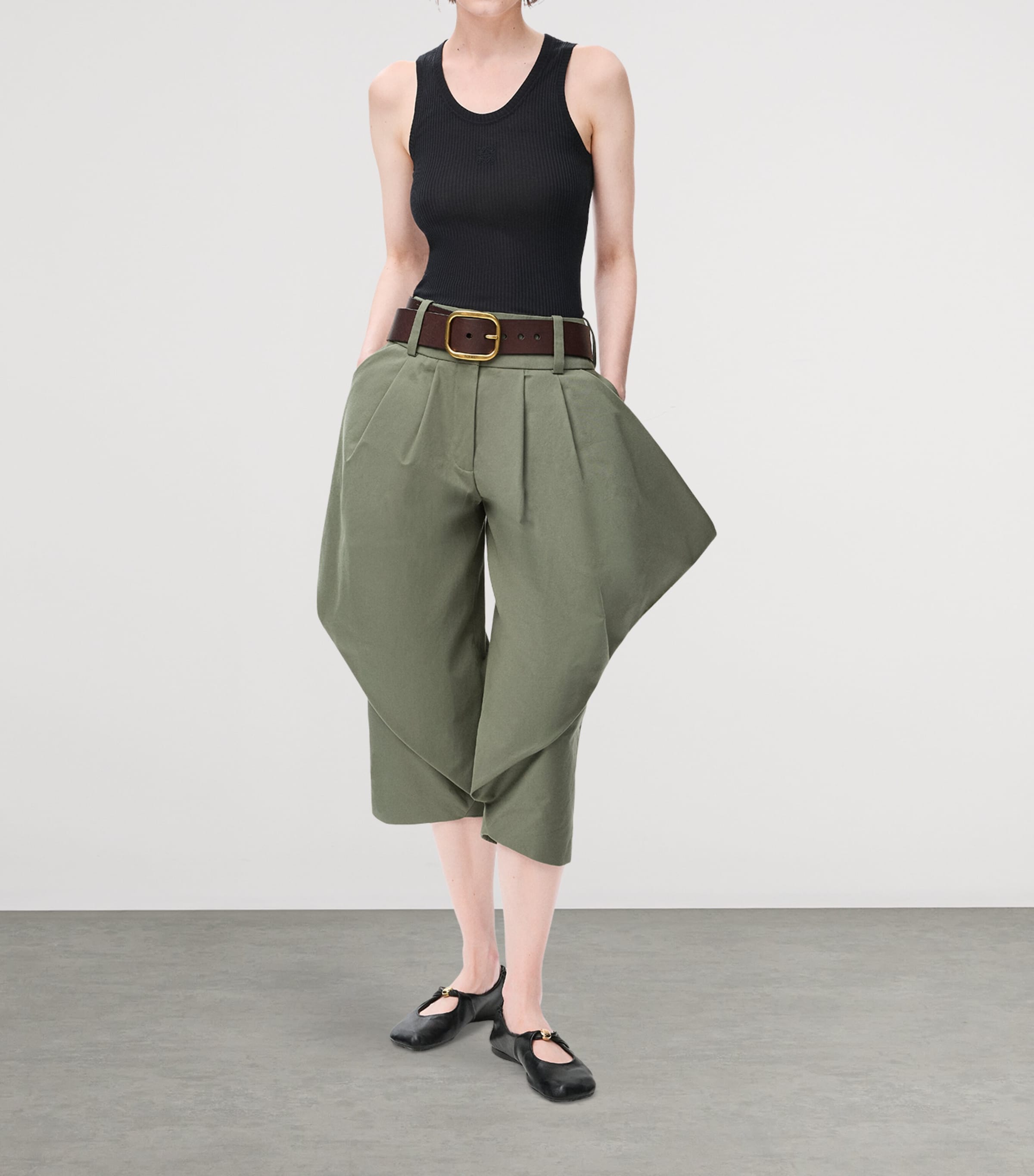 LOEWE Silk-Blend Anagram Tank Top