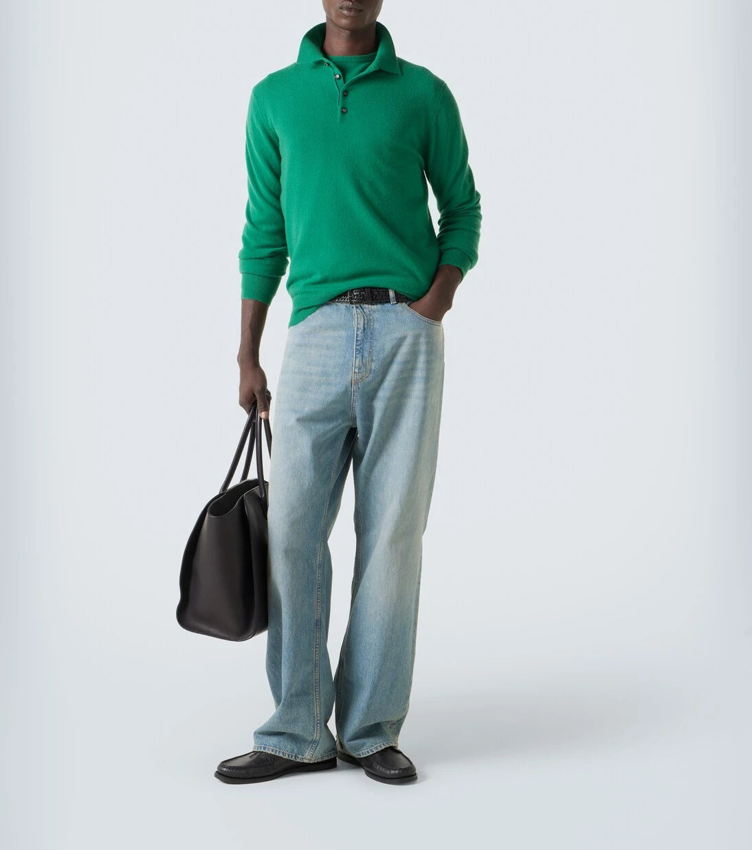 Allude - Cashmere polo sweater
